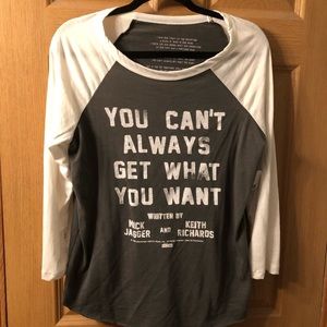 UO Rolling Stones lyric shirt